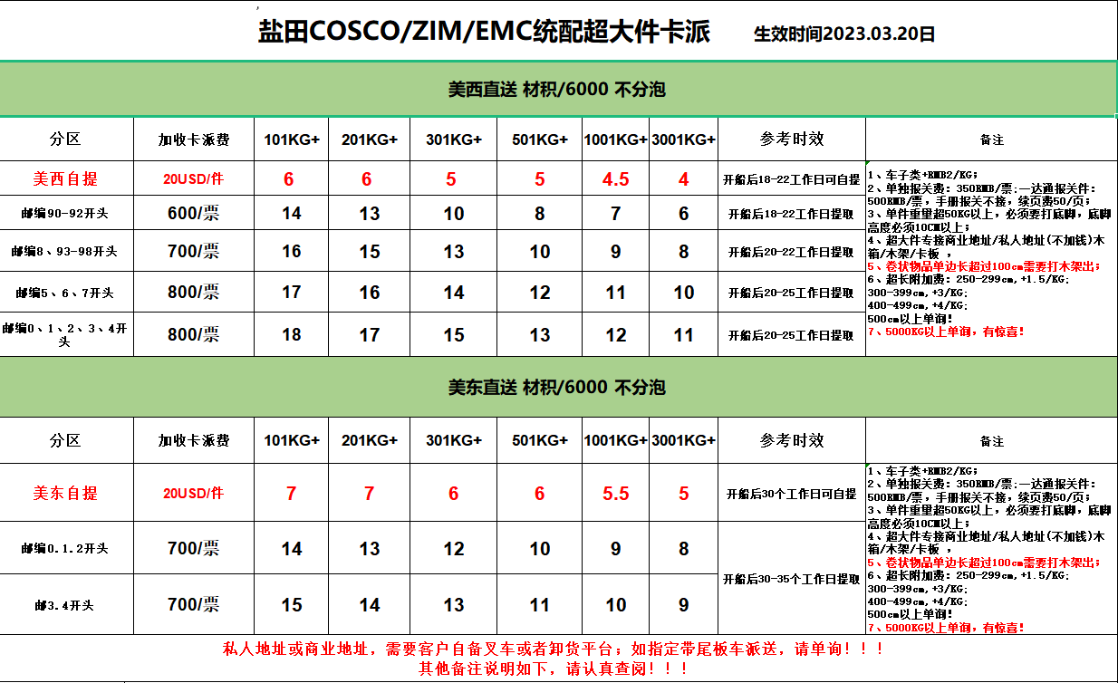 超大件發(fā)到美國是多少錢一公斤